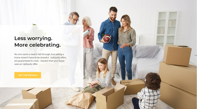 Kodius' selected images for UpEquity page; design section