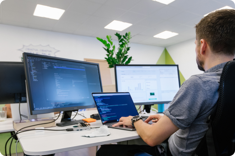 Kodius team members at work