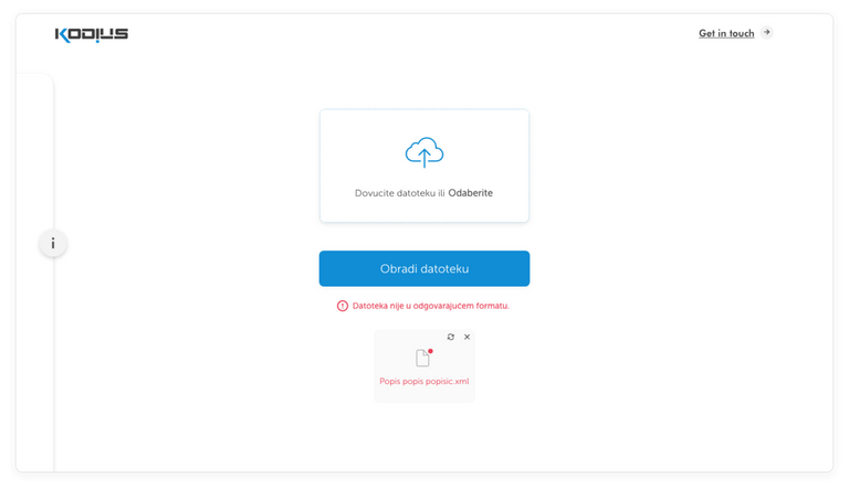 Creating prototype; upload done info/announcement image